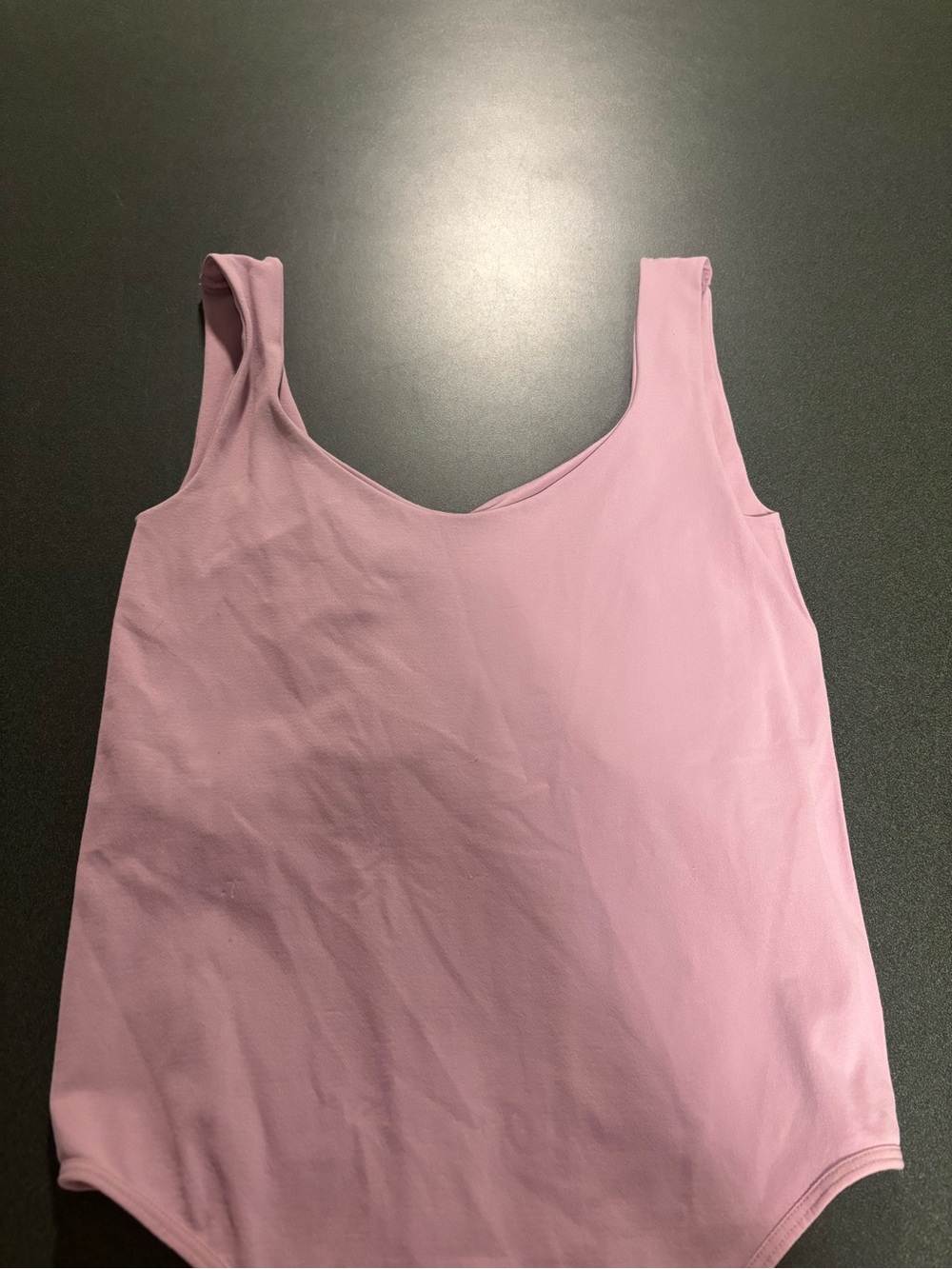 Free People Lavender Scoop Neck Bodysuit